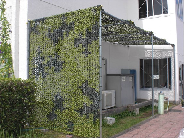 Construction of sunshade for field office, Yamanashi (1070)