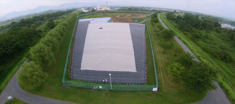 Landfill capping construction