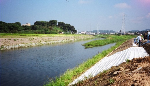 Kumamoto Prefecture River improvement slope protection work (111)