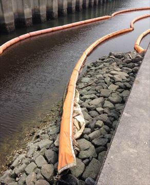 Aichi Port storage yard pumping mud (941)