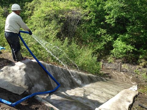 群馬県　砂防施設整備吐水口浸食防止工事(992)