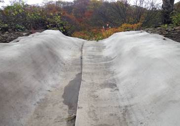 Fukui Prefecture road improvement three-surface channel lining work (1003)