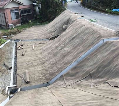 Fukuoka Prefecture Construction for slope protection (1030)