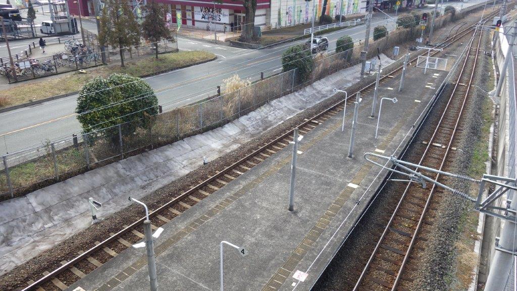 光の森駅構内に伴う除草防草工事