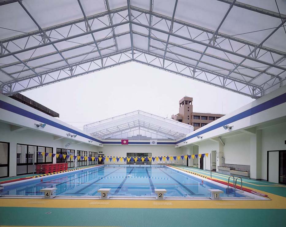 Kyoto Prefectural School for the Blind Pool Building