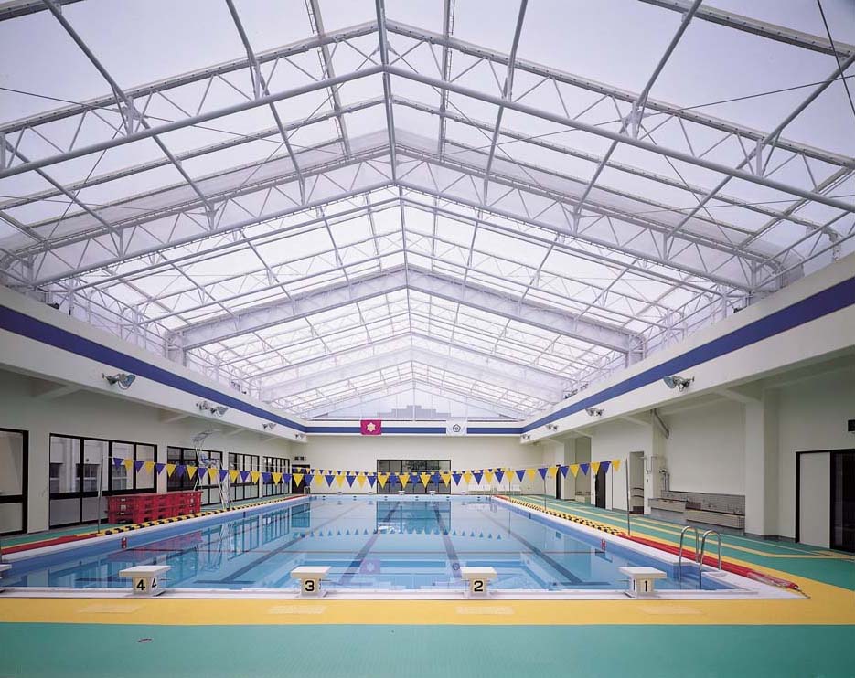 Kyoto Prefectural School for the Blind Pool Building