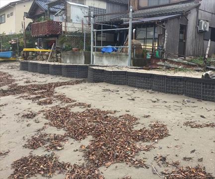 Kyoto Fishing port water retaining wall construction (816)