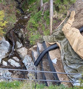 Gunma Prefecture road slope earth retaining disaster restoration work (844)