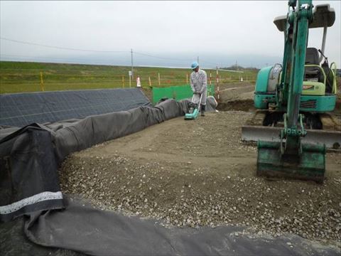 Gifu Pref. Construction for ground improvement measures for foundation of expressway JCT structure (849)