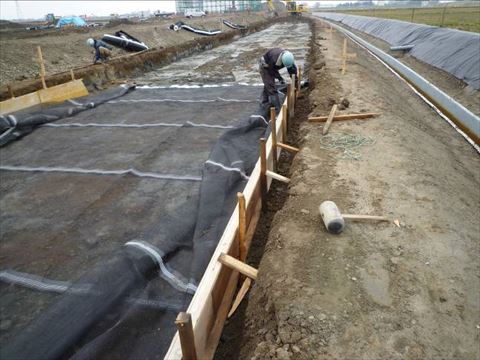 Gifu Pref. Construction for ground improvement measures for foundation of expressway JCT structure (849)