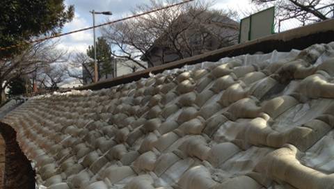 Tokyo Metropolitan Government Levee Repair Slope Protection Work (557)