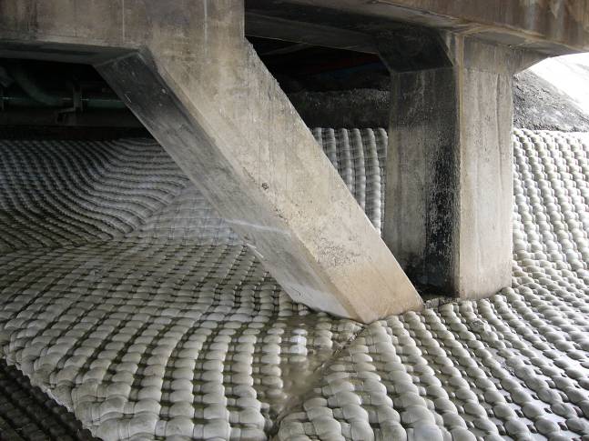 Aichi Prefecture Bridge abutment lower slope work (567)