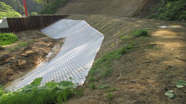 Niigata Prefecture Erosion control stream channel slope protection work (614)