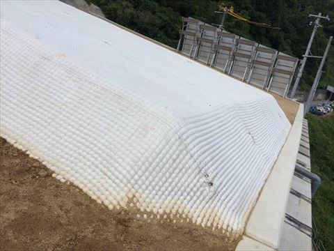 Repair of snow protection covering over snow shed, Yamagata, Japan (513)