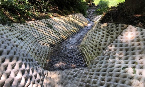 Ishikawa Prefecture Landslide Prevention Project Stream Three-surface Stretch Channel 2 (653)